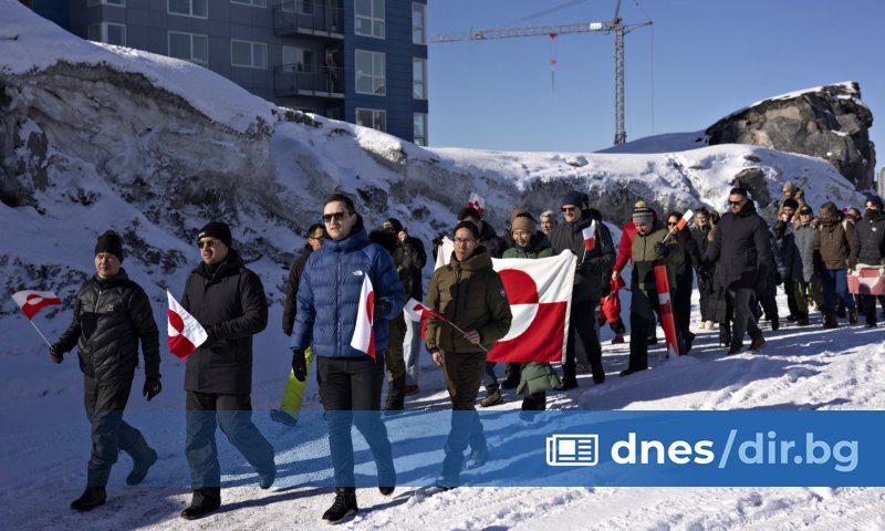 В Гренландия днес протестираха срещу плановете на президента на САЩ Доналд
