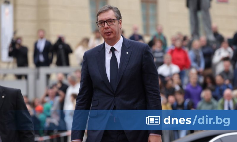 Сръбският президент Александър Вучич направи изявление пред обществеността късно снощи,