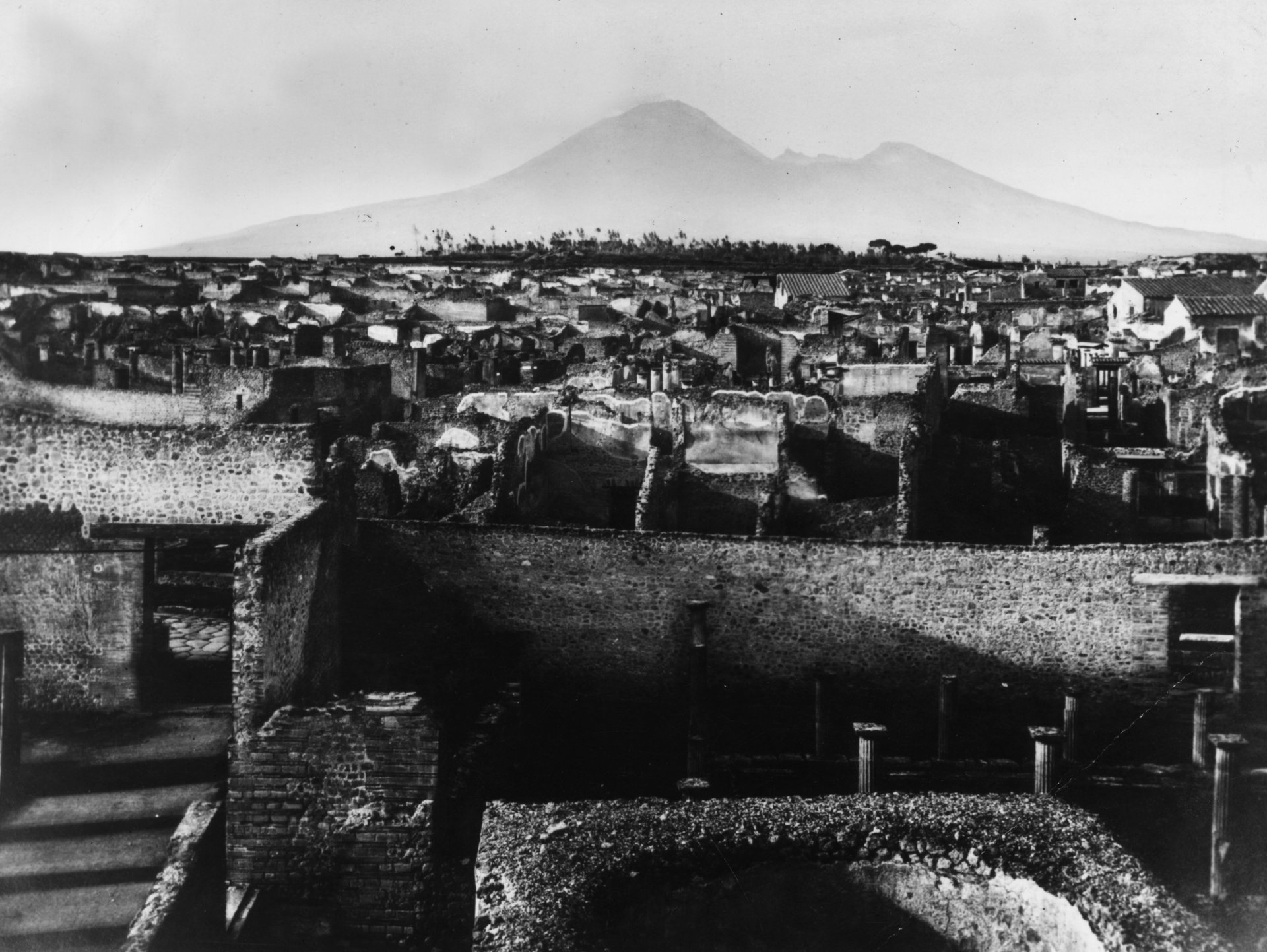 Снимка на Помпей от около 1910 г.