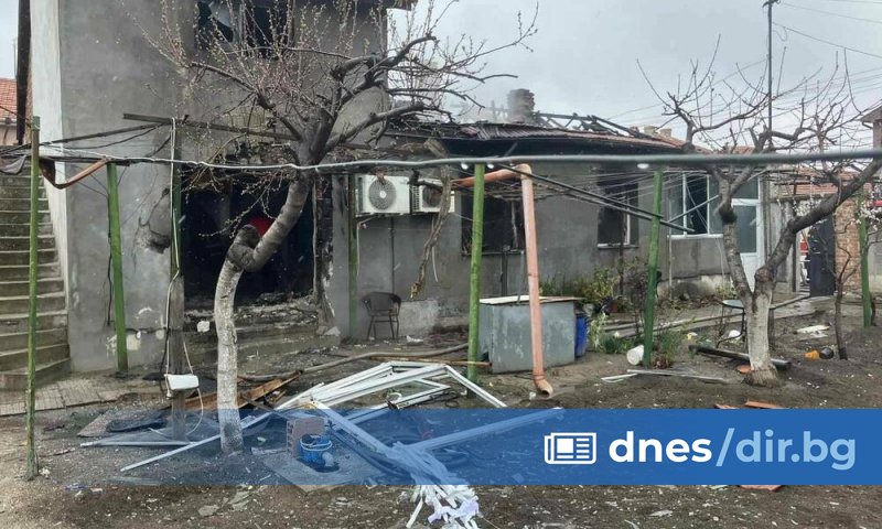 Жена е с изгаряния след взрив на газова бутилка и