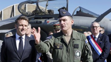 Френският президент Еманюел Макрон заяви по време на посещение във