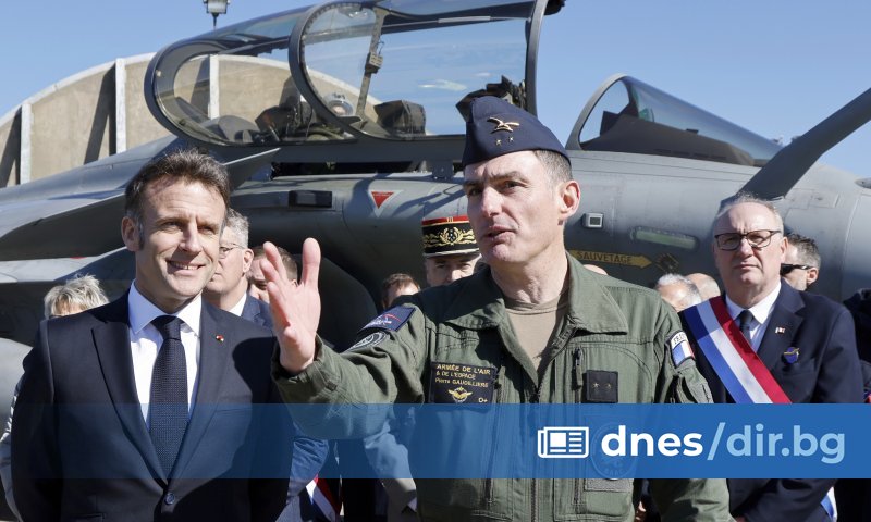 Френският президент Еманюел Макрон заяви по време на посещение във