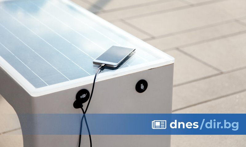 Соларни умни пейки за обществено ползване ще бъдат монтирани в