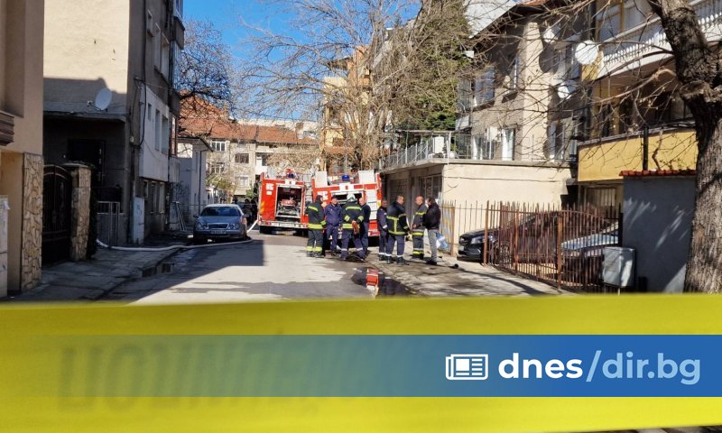 Овъглен труп бе открит след пожар в жилищна сграда в пловдивския район