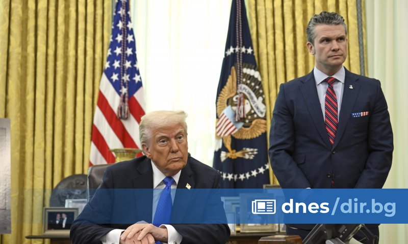 Министърът на отбраната на САЩ Пийт Хегсет е изпратил текстово