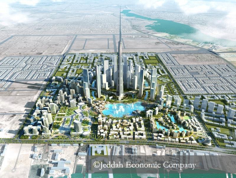 JEC Tower и новият квартал в Джеда