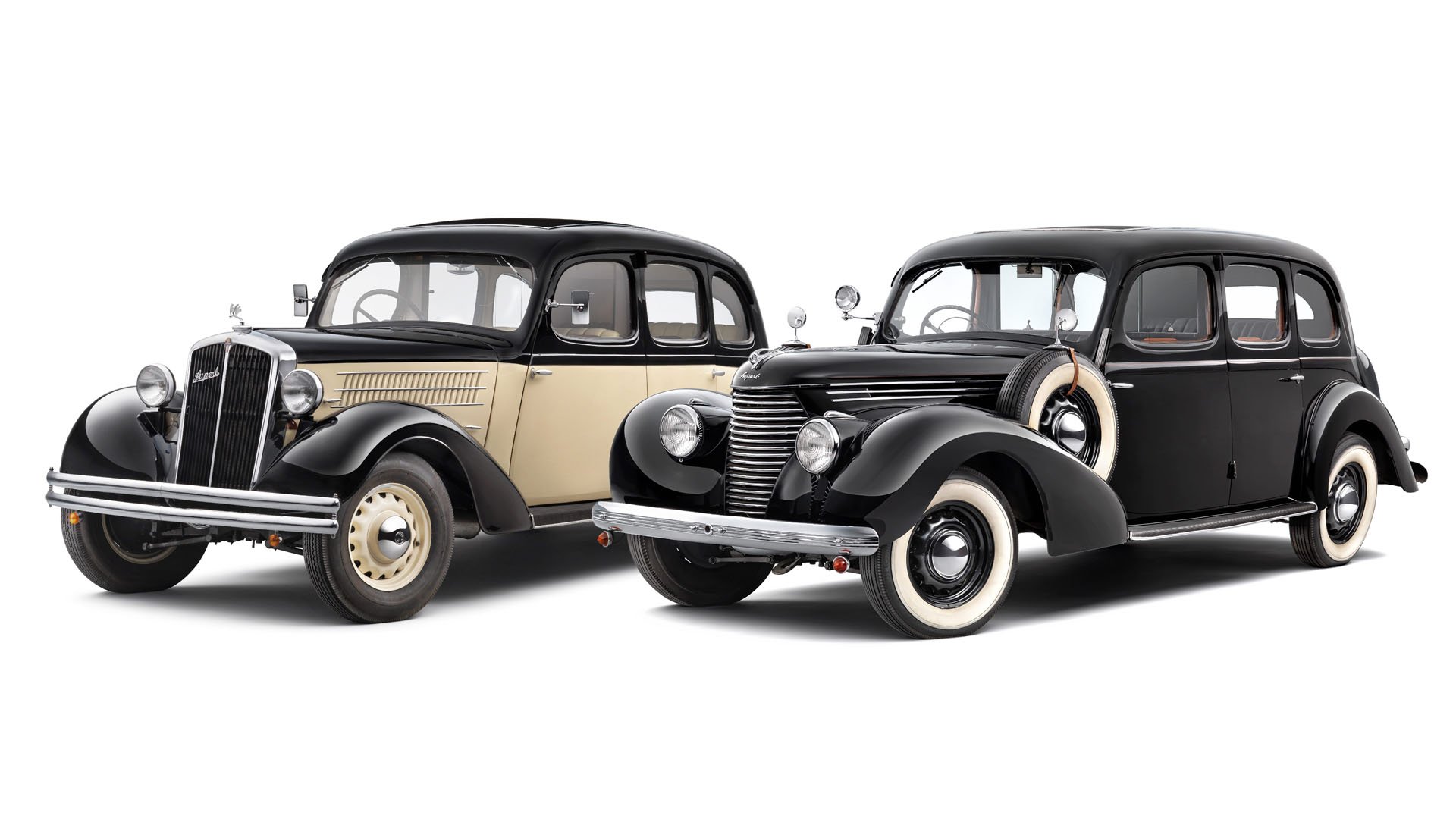 Първата Skoda Superb 640 от 1935 г. и Skoda Superb 3000 от 1939 г.