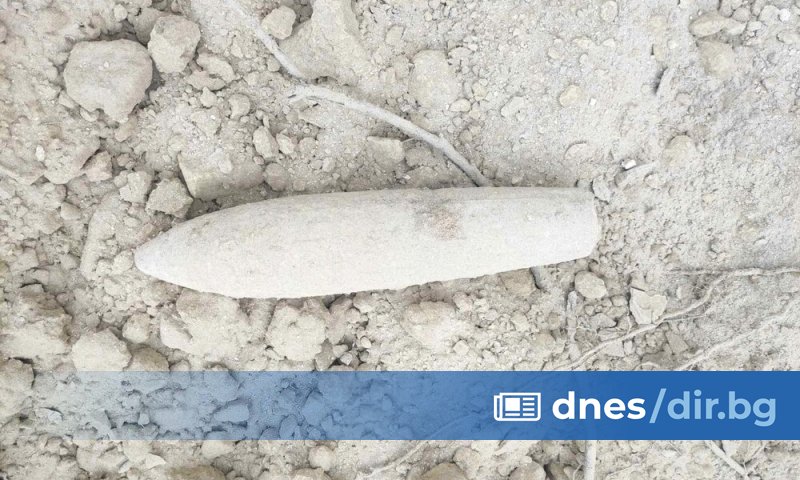 Артилерийски снаряд от началото на 20 век е намерен при