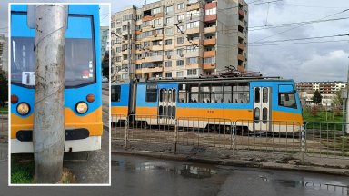 Трамвай от линия номер 11 дерайлира в София Инцидентът е