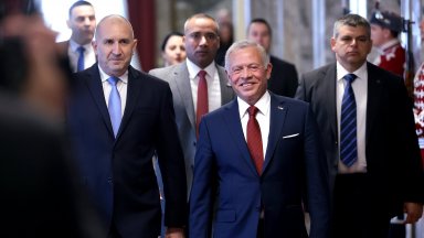 Президентът Румен Радев и кралят на Йордания Абдула Втори разговаряха