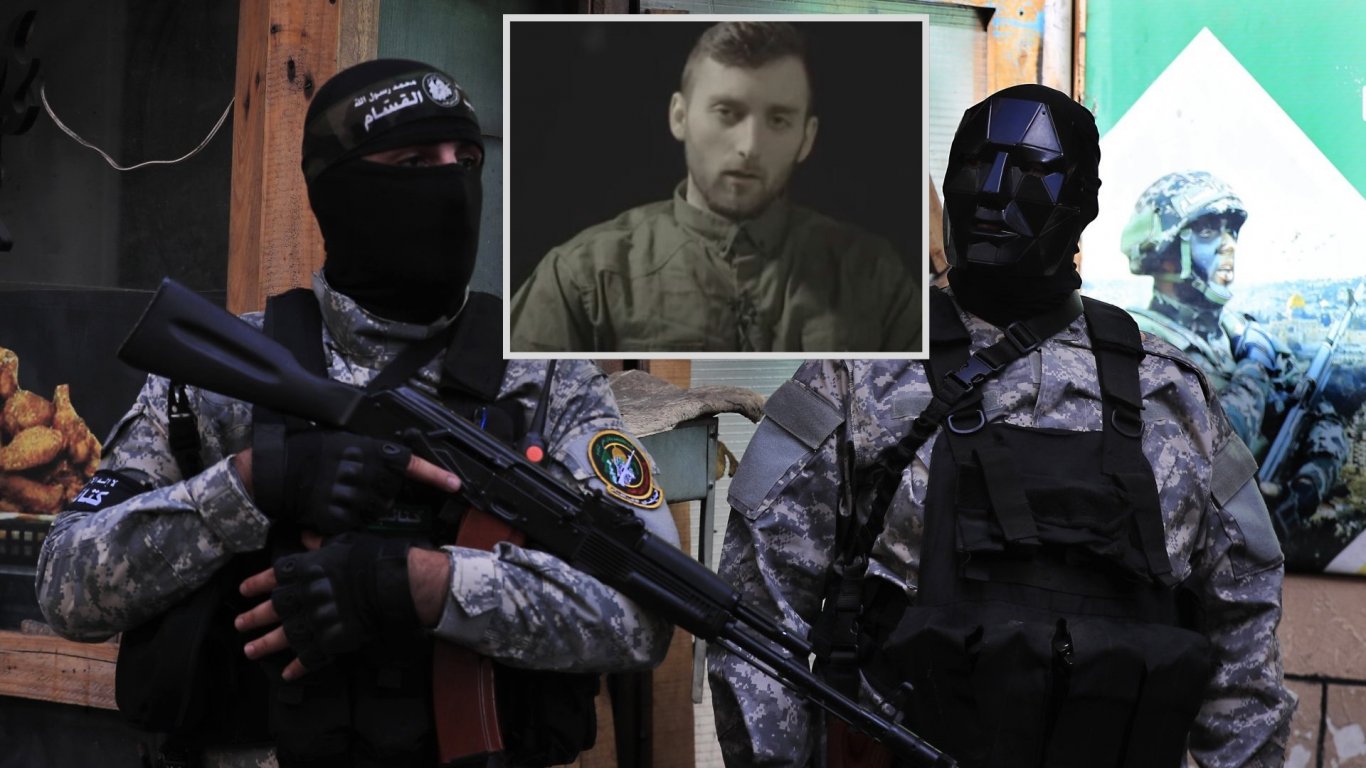 Публикуваха записи на "Хамас", показващи войник заложник с българско гражданство 