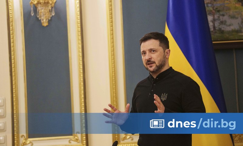 Украинският президент Володимир Зеленски заяви днес, че през нощта руската