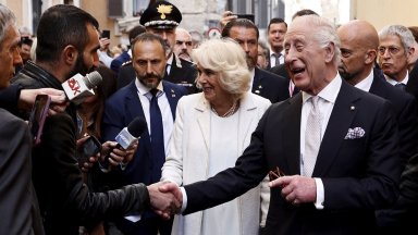 Британският крал Чарлз Трети и съпругата му кралица Камила