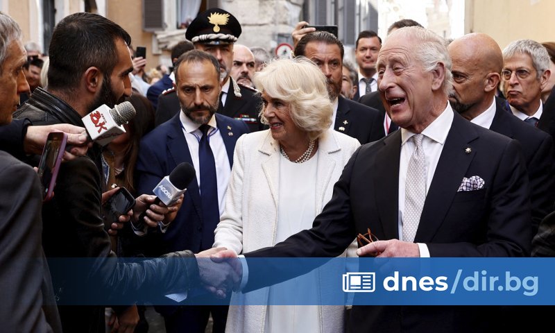 Британският крал Чарлз Трети и съпругата му - кралица Камила,