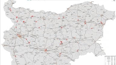 Агенция Пътна инфраструктура публикува на интернет страницата си www api bg карта