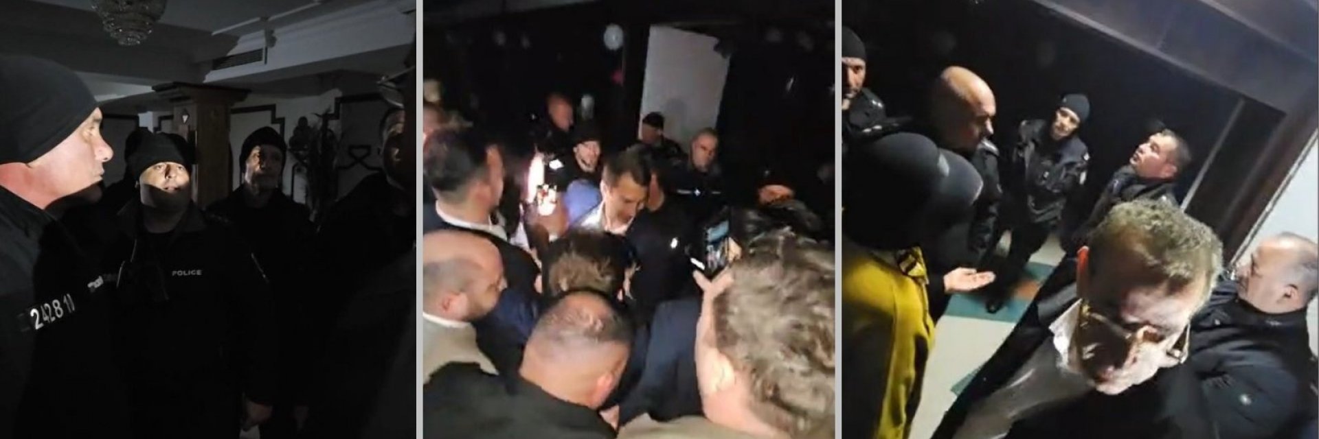 Спряха тока в Сараите и изведоха принудително Ахмед Доган и хората му