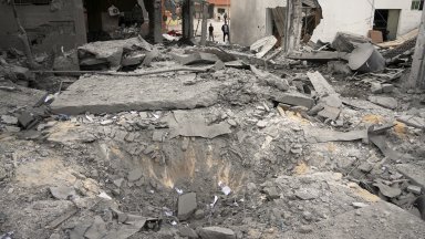 Серия от израелски удари в ивицата Газа нанесени навръх Цветница