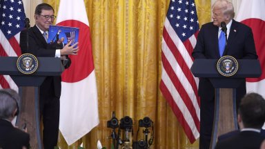 Министър председателят на Япония Шигеру Ишиба заяви днес че двустранните преговори