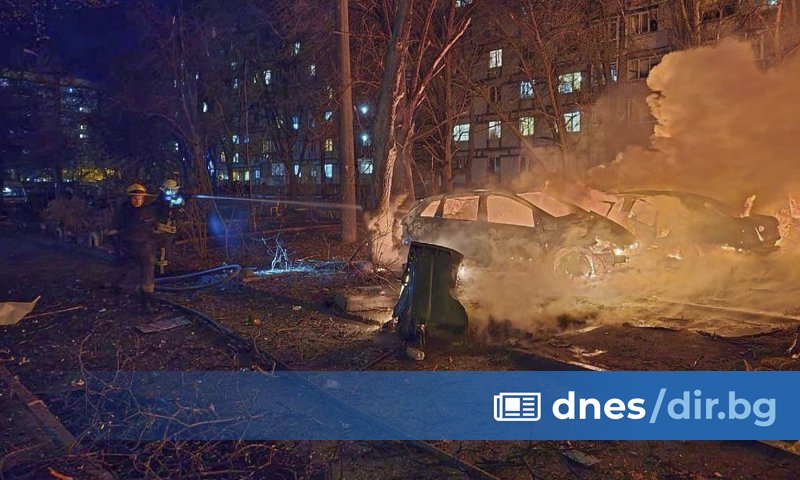 Жертвите на масираната руска атака с дронове срещу град Днепър