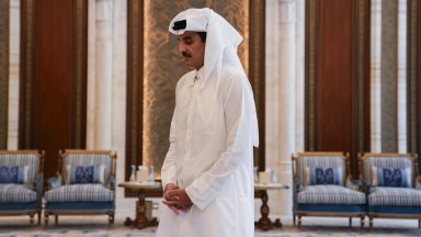 Емирът на Катар шейх Тамим бин Хамад Ал Тани пристигна