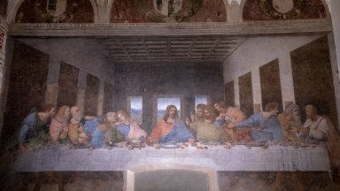 Какъв е скритият замисъл зад перспективата в "Тайната вечеря"?