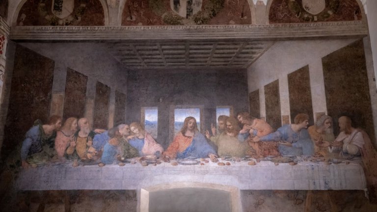 Какъв е скритият замисъл зад перспективата в "Тайната вечеря"?