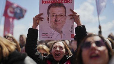 Арестуваният кмет на Истанбул Екрем Имамоглу се обърна чрез публикация