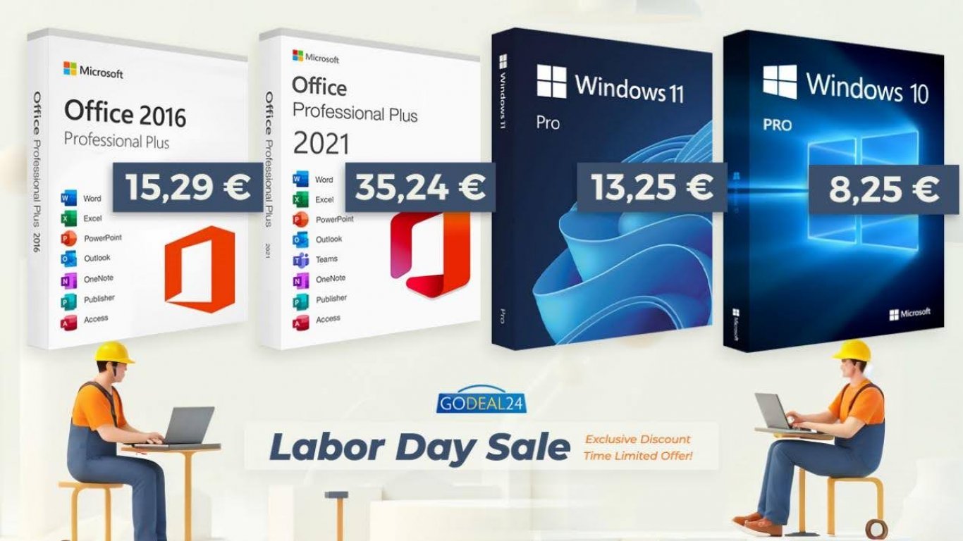 Вземете Office 2021 и Windows 11 Pro на супер цена