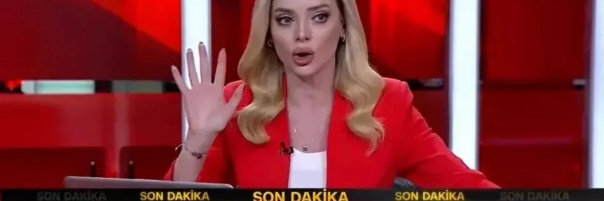 Трусът край Истанбул разклати в ефир студиото на CNN Türk (видео)