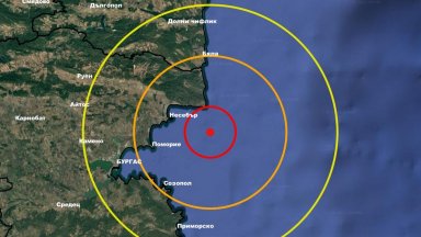 Поредица от земетресения са регистрирани в района на Несебър с