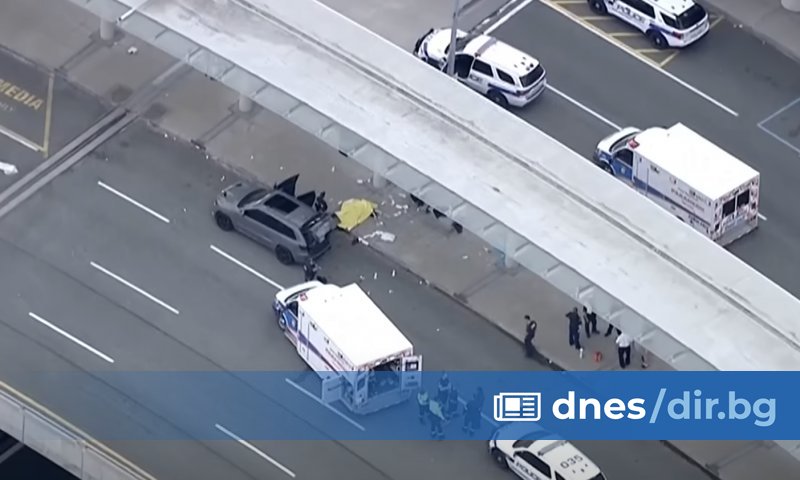 Полицаи застреляха въоръжен 30-годишен мъж на един от терминалите на международното летище