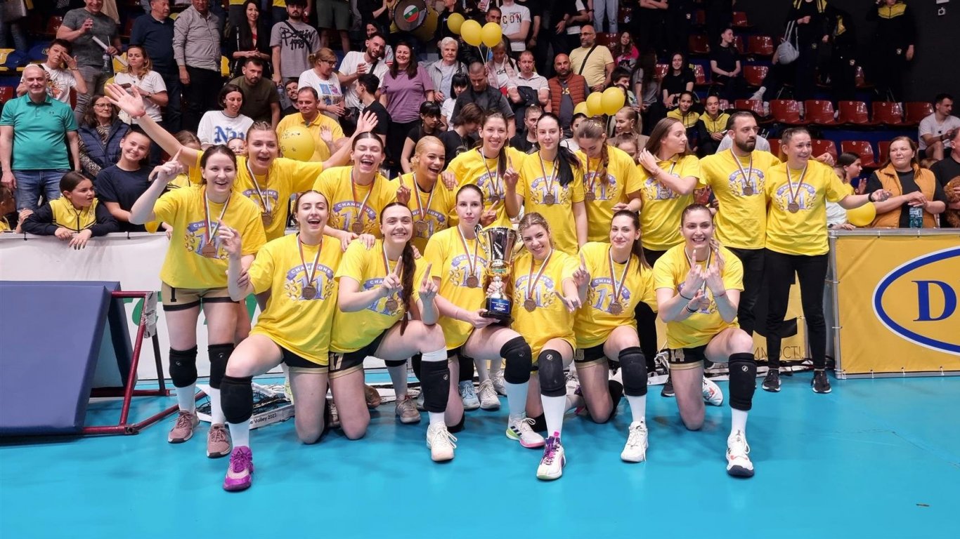 Хегемон: Марица сложи волейболната корона за 11-и пореден път