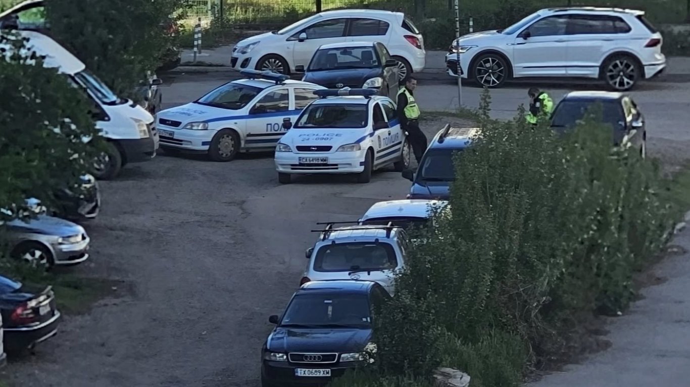 Криминално проявен стреля с газов пистолет край детска градина в "Люлин" (видео)