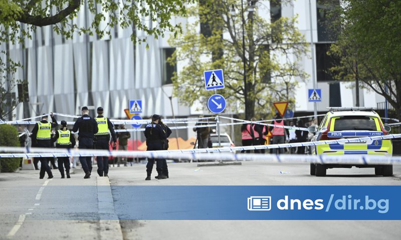 Шведската полиция съобщи днес, че е задържала заподозрян след ,