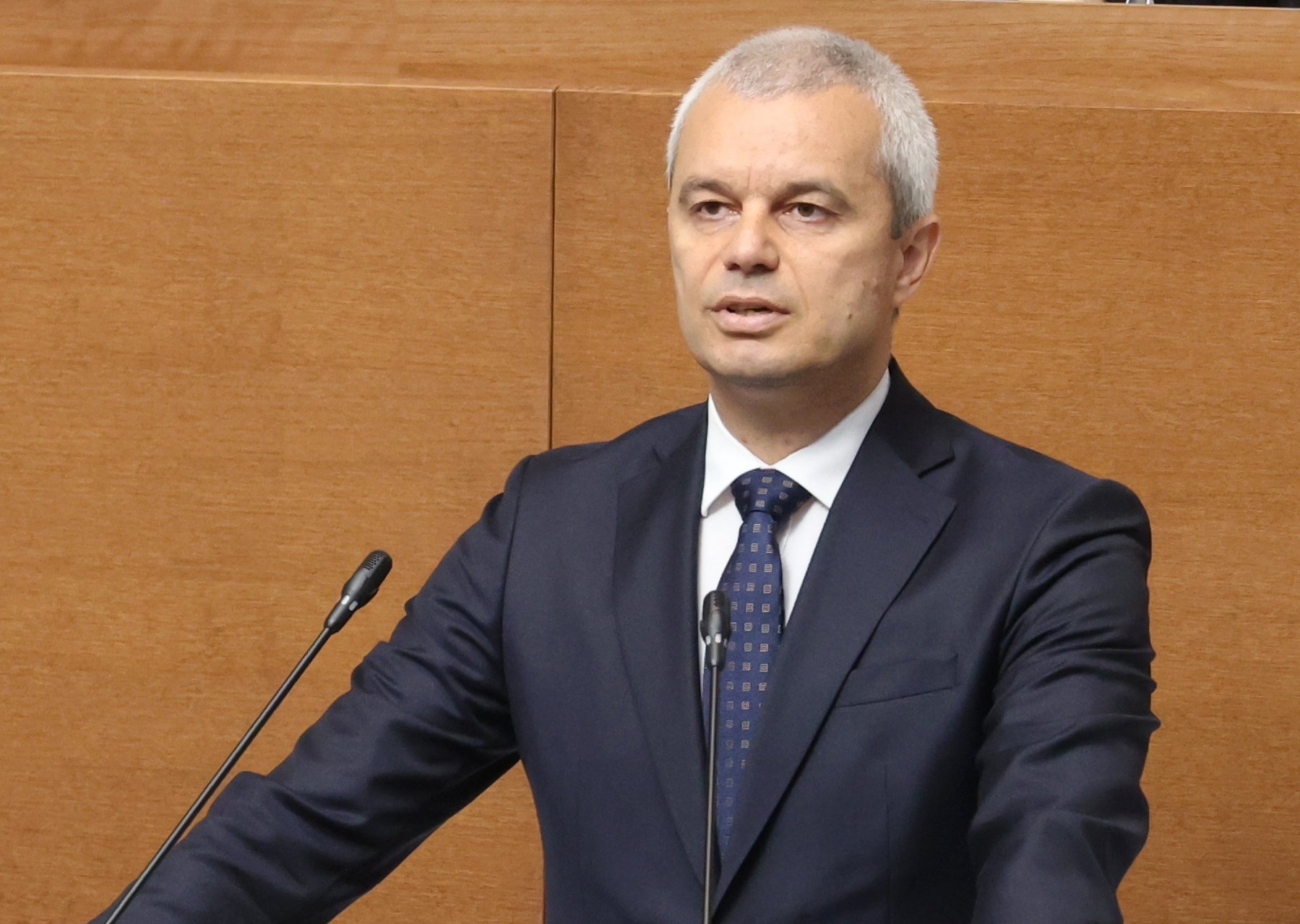 Лидерът на "Възраждане" Костадин Костадинов