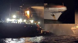 Дронове подпалиха кораб край Малта, натоварен с хуманитарна помощ за Газа