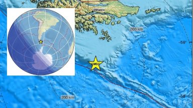 Земетресение с магнитуд 7 5 беше регистрирано край южните брегове на