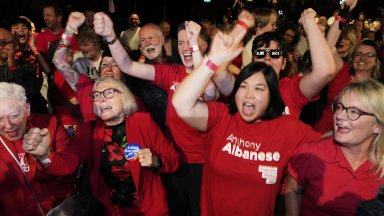 Управляващата левоцентристка Лейбъристка партия на премиера Антъни Албанезе печели парламентарните