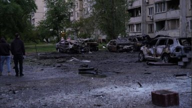 Масирана руска атака срещу Киев, най-малко 11 души са ранени