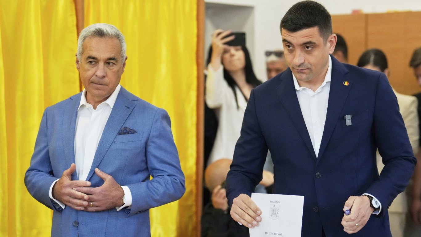 Калин Джорджеску и Джордже Симион гласуваха заедно
