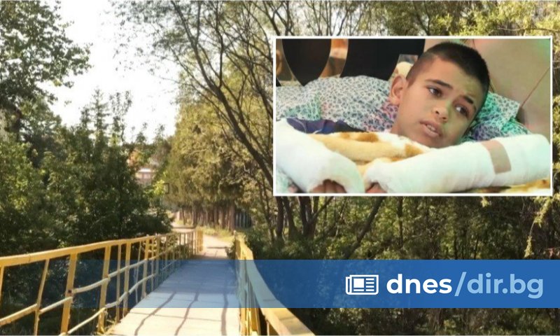 Детето, което беше пребито и хвърлено от мост в Луковит,