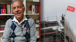 81-годишният Ленин Станоев е човекът, изкачил се на върха на ПСА и развял червеното знаме (видео)