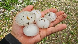 Градушка колкото орех удари Асеновградско, улици в Хасково се превърнаха в реки (снимки/видео)
