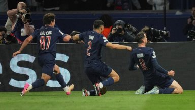 Шампионска лига на живо, битка за финала: ПСЖ - Арсенал 1:0 (2:0) след "ракета" на Руис