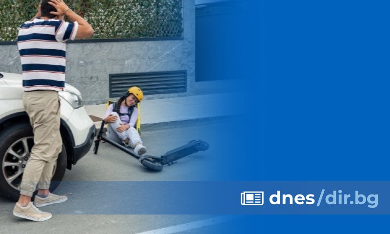 Инцидентите с тротинетки зачестяват и стават все по-тежки, показва новинарската