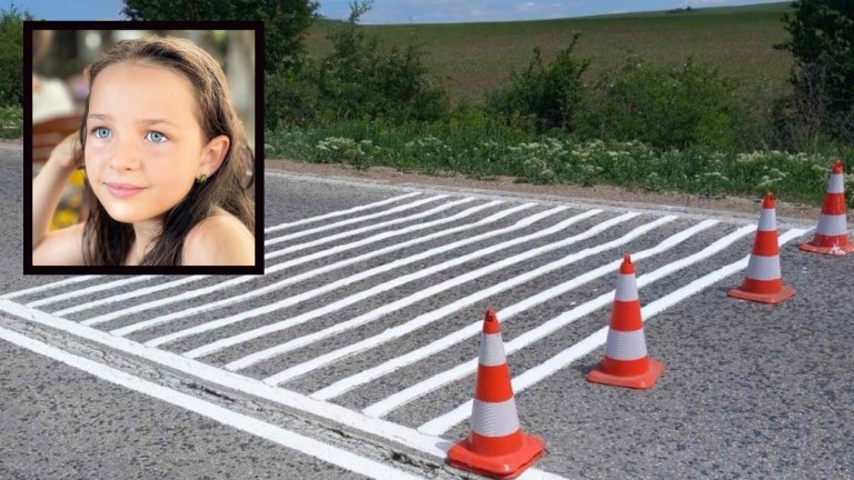 На 40-ия ден от смъртта на Сияна: Полагат нова маркировка на участъка от пътя край Плевен