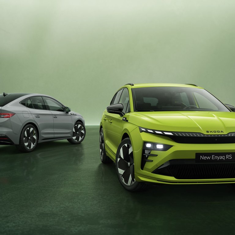 Skoda Enyaq RS получи нов външен вид и по-богато стандартно оборудване