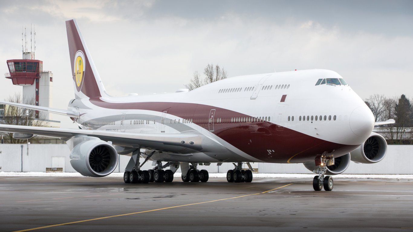 Така изглежда Boeing 747-8