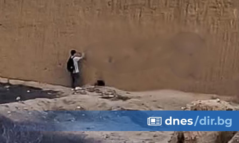 Вандал обезобрази с неприличен графит древния град Чан Чан -