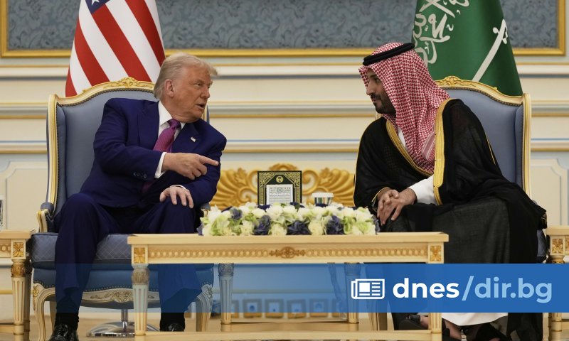 Президентът на САЩ Доналд Тръмп и престолонаследникът на Саудитска Арабия